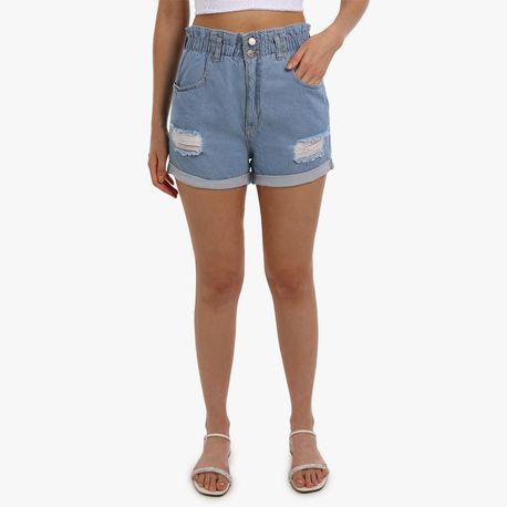 SHORTS JNS BLUE CLOCHARD BARRA DOBR 40308C JEANS 40