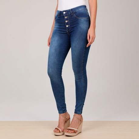 CALCA JEANS LASER BIGODE BOTOES 39545E JEANS 40