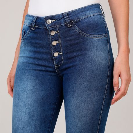 CALCA JEANS LASER BIGODE BOTOES 39545E JEANS 40
