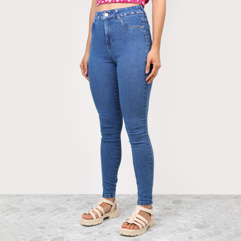 CALCA F JEANS SKINNY HOT PANT COM ELAST 271181 JEANS 44