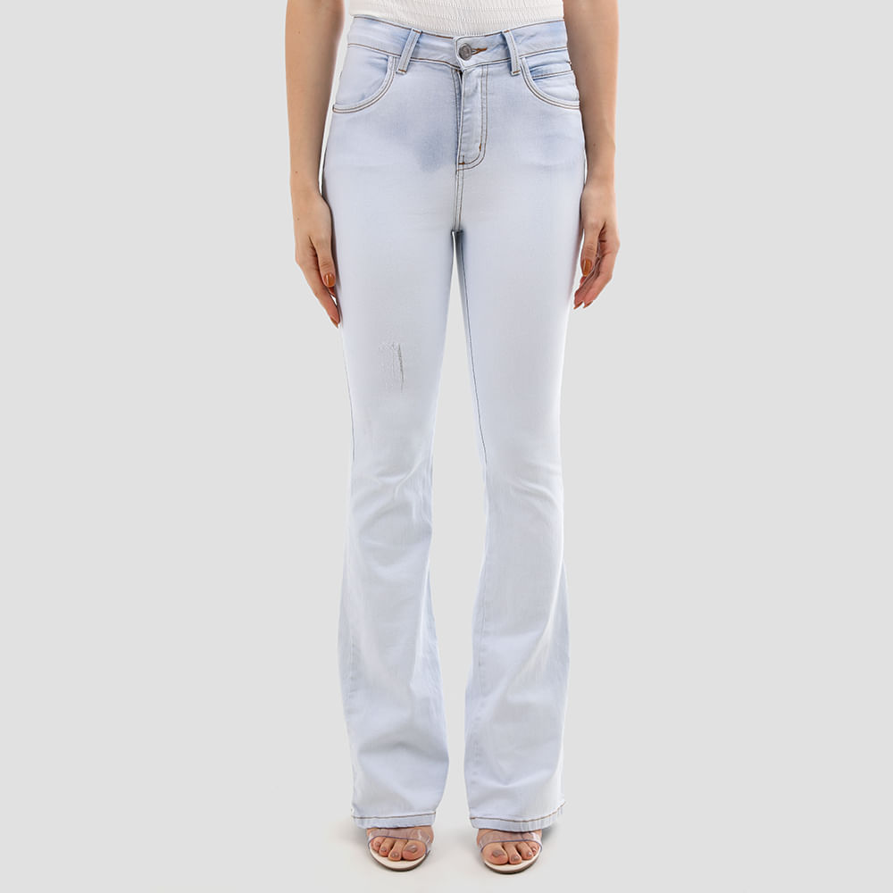 CALCA FLARE CLARA DG18258 JEANS CLARO 46