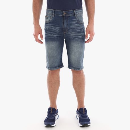 BERMUDA JEANS COM BIGODE MARCADO 11120 / DG18458 JEANS 40