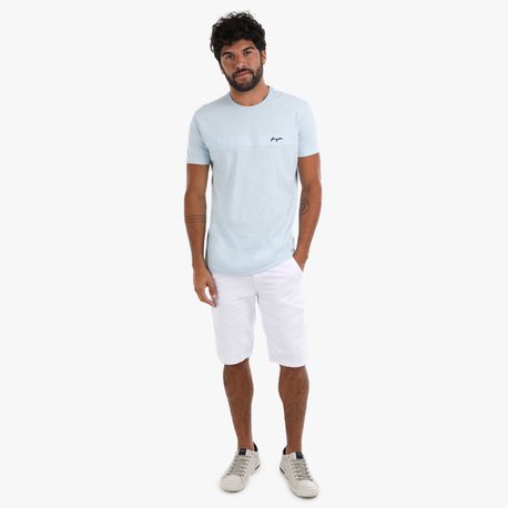 BERMUDA SARJA BOLSO FACA 1197 BRANCO 42