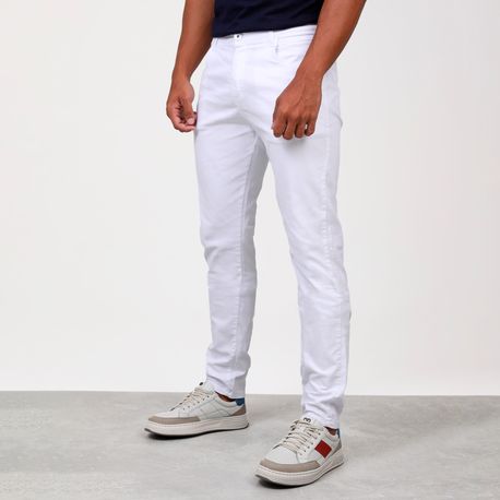CALCA SARJA BASICA 10873 / DG18459 BRANCO 48