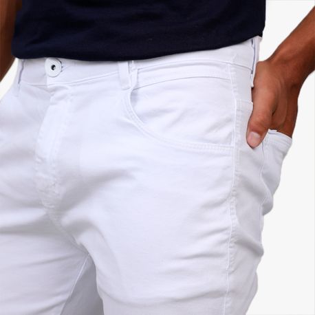 CALCA SARJA BASICA 10873 / DG18459 BRANCO 48