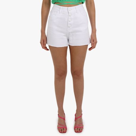 SHORTS SARJA COLOR BOTOES 100-080 BRANCO 38