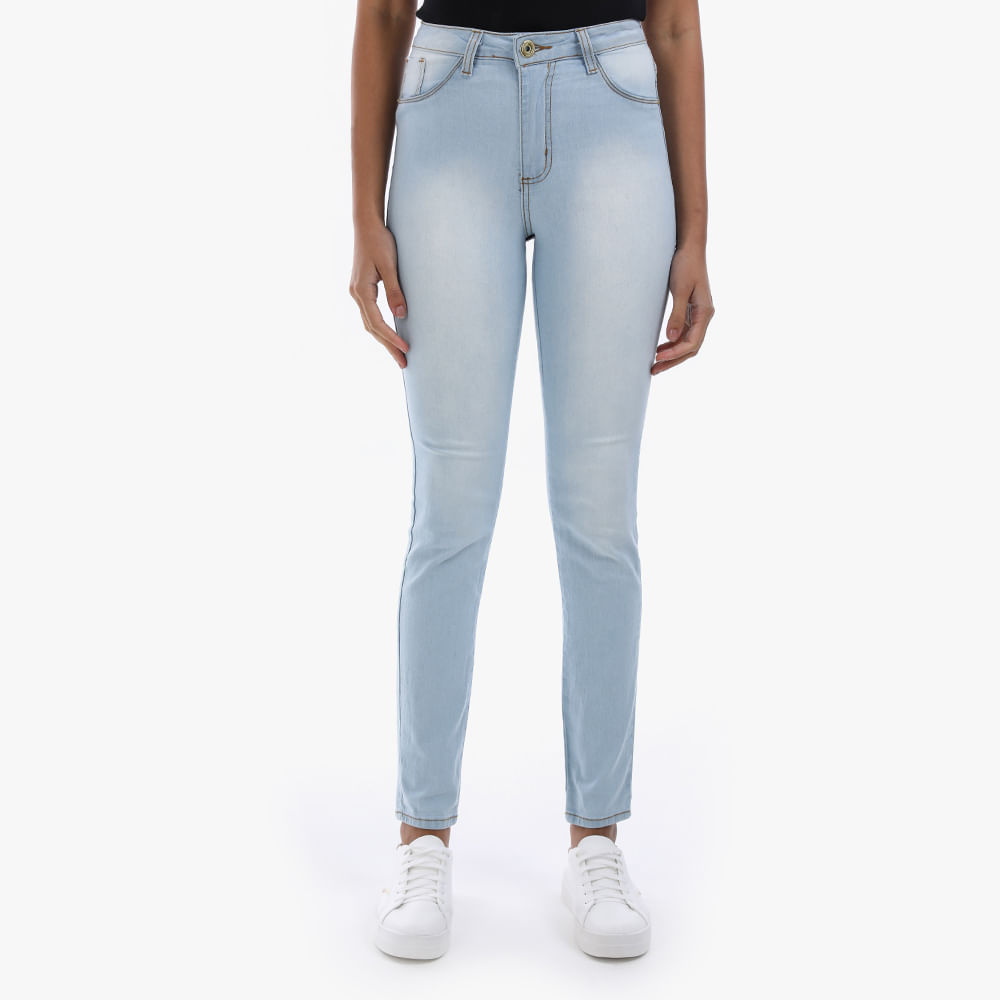 CALCA CLARA BARRA DOBRADA DJ40040 JEANS 40