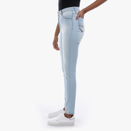 CALCA CLARA BARRA DOBRADA DJ40040 JEANS 40
