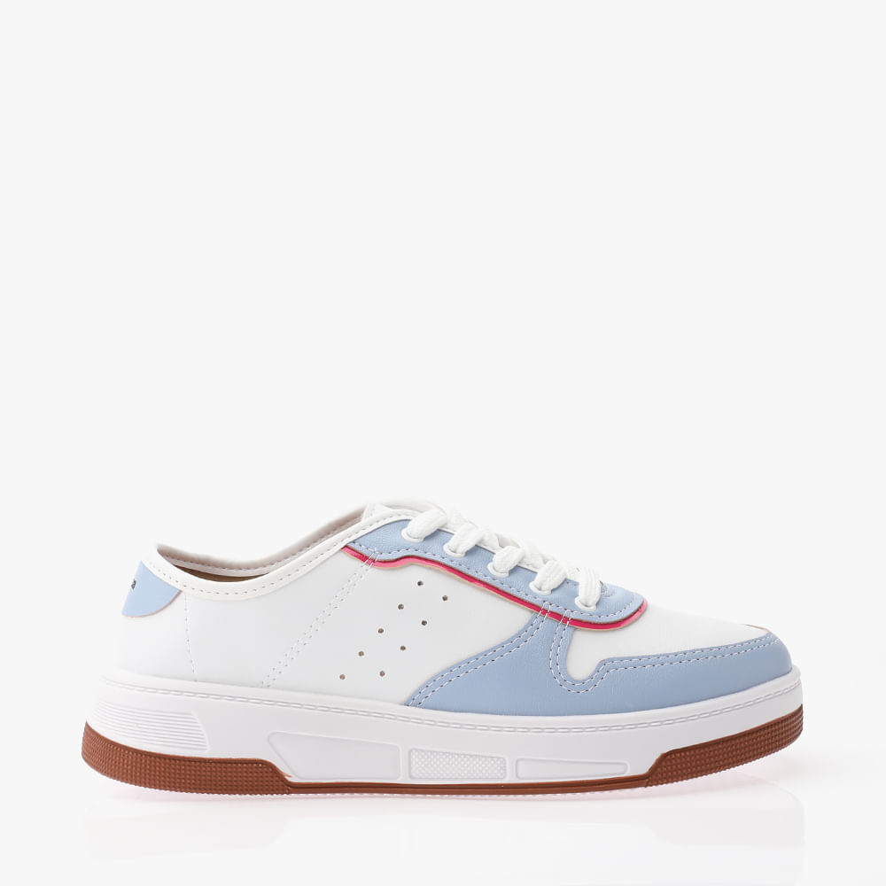 Tênis Nike Court Vision Branco/Rosa Claro - Espaco Tenis