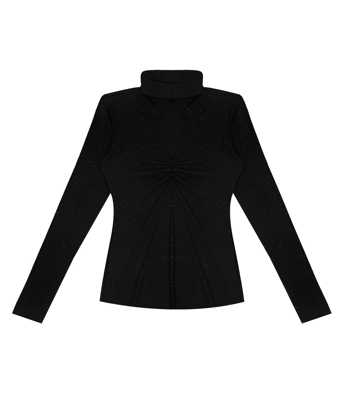 Blusa Feminina Gola Alta Rovitex Preto