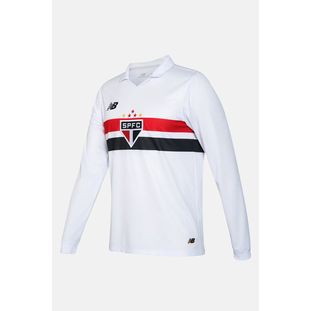 Camisa New Balance SPFC Manga Longa Masculina Di Gaspi Roupas