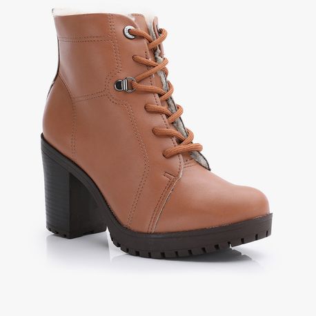 BOTA COTURNO PELO 22606 NAPA WEST LINHACA/PELO PORCELANA 34