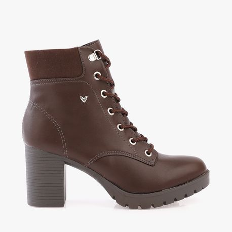 BOTA COTURNO ALTA Q7833 0002-MARROM 35