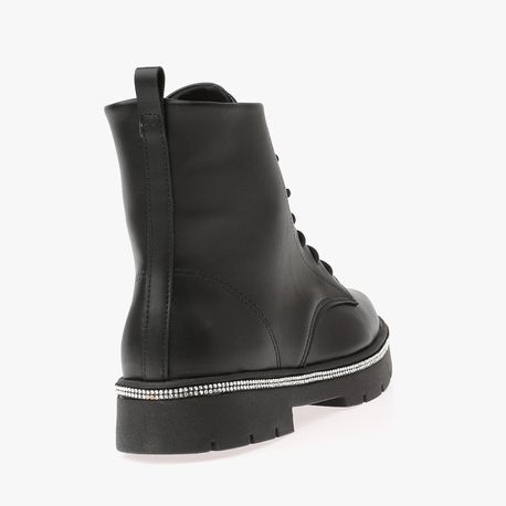 BOTA COTURNO STRASS 3101201 PTO NP BERLIM 34