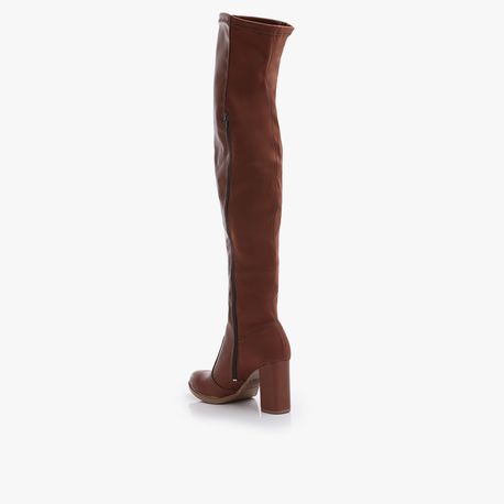 BOTA SALTO OVERKNEW Q6763 BERTOLLI CASTANHO (002) 34