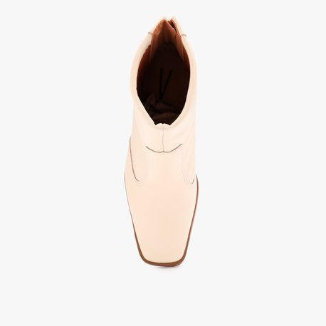 BOTA SALTO GROSSO 3085100 CREME 40