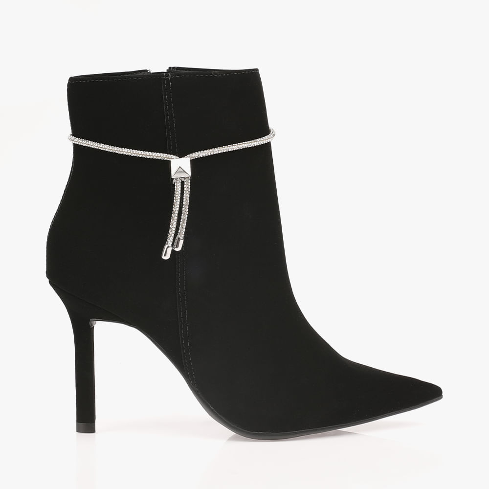 BOTA SALTO FINO ENFEITE 236002 PRETO 35