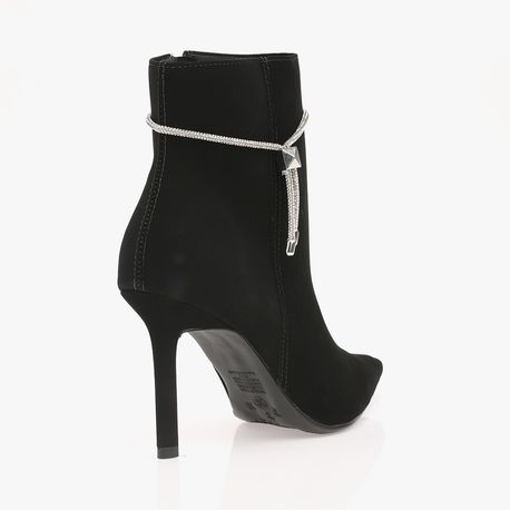 BOTA SALTO FINO ENFEITE 236002 PRETO 35