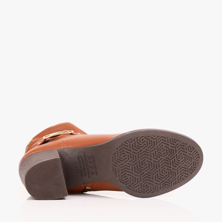 BOTA SALTO ENFEITE LATERAL G9642 04-MASCAVO ALMERIA 35