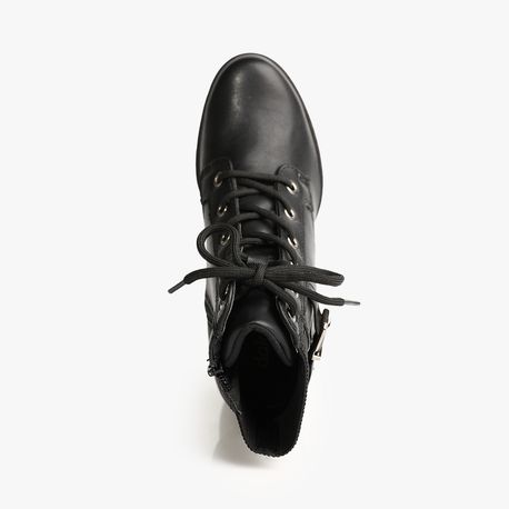 BOTA COTURNO COM SALTO FIVELA G9541 01-PTO ALMERIA 34
