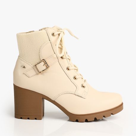 BOTA COTURNO COM SALTO FIVELA G9541 03-TULE ALMERIA 34