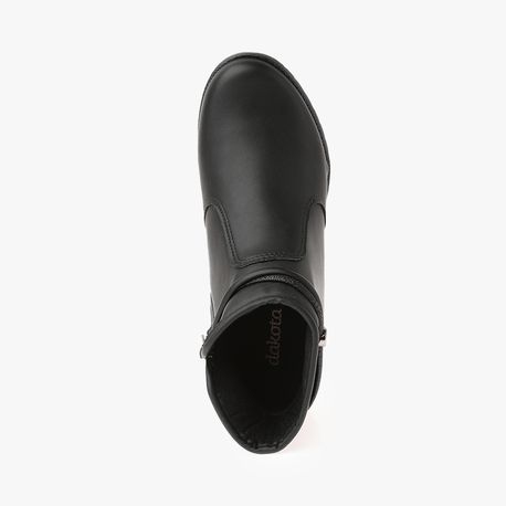 BOTA RASTEIRA FIVELA LATERAL G9554 01-PRETO ALMERIA 34