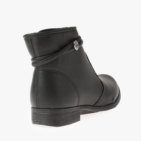 BOTA RASTEIRA FIVELA LATERAL G9554 01-PRETO ALMERIA 34