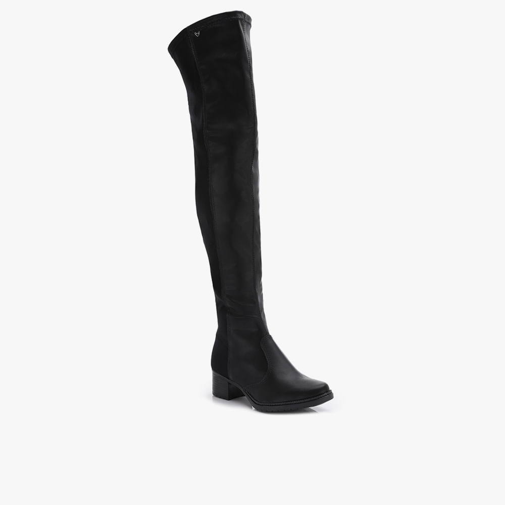 BOTA MONTARIA OVERKNEW Q6772 BERTOLLI PRETO (001) 34
