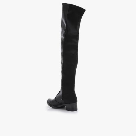 BOTA MONTARIA OVERKNEW Q6772 BERTOLLI PRETO (001) 34