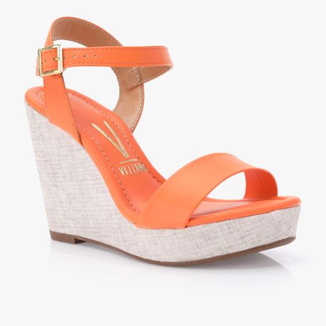SANDALIA ANABELA BASIC 62832000 LARANJA INTENSE 40