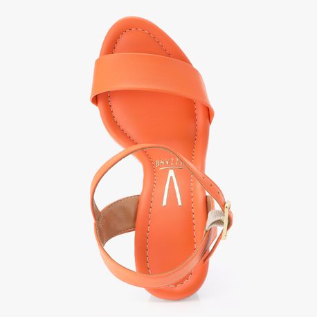 SANDALIA ANABELA BASIC 62832000 LARANJA INTENSE 40