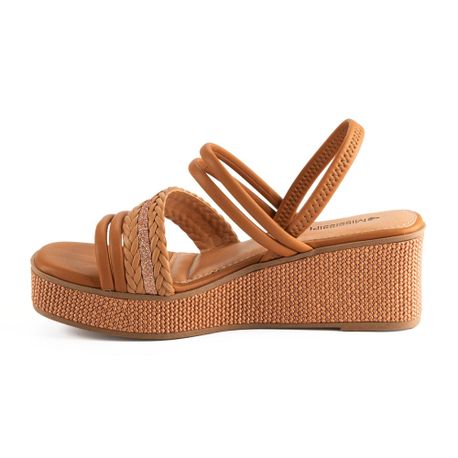 SANDALIA ANABELA MC112 02 CAMEL 34