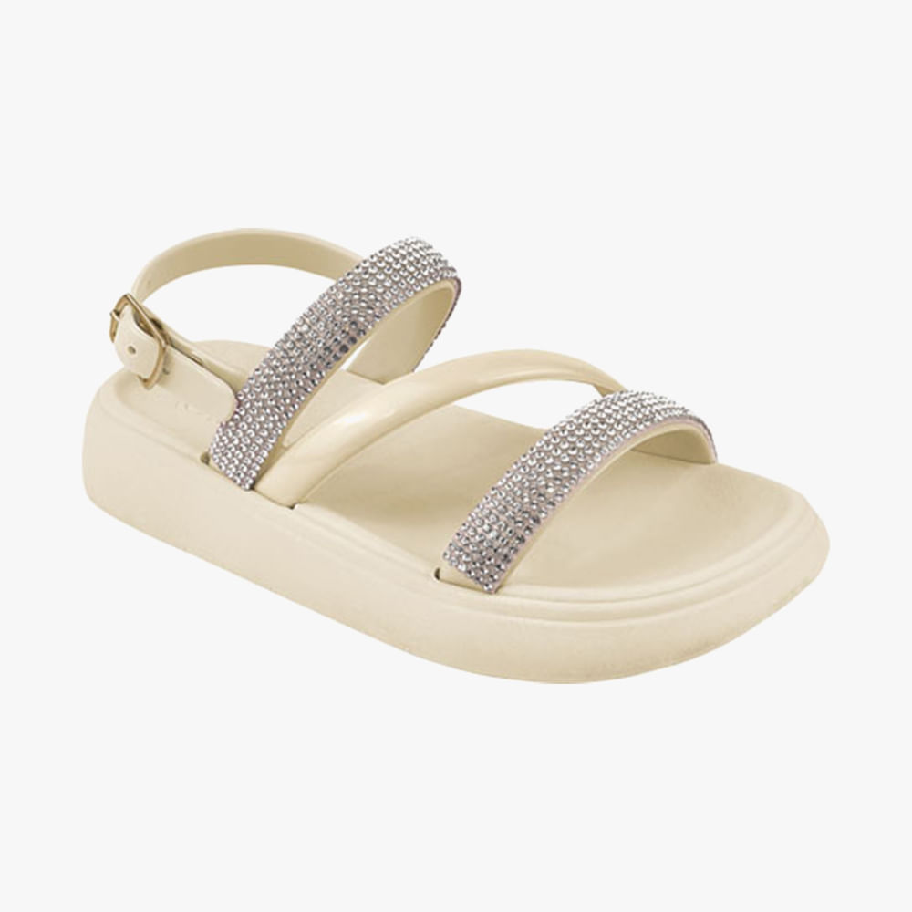 SANDALIA  PAPETE STRASS  INF 136000 OFF WHITE 21/22