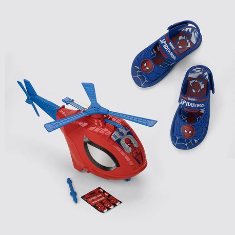 PAPETE HOMEM ARANHA HELICOPTERO 23064 BF401- AZUL VERMELHO 29/30