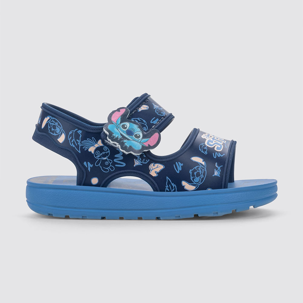 SANDALIA PAPETE BB MNA LILO STITCH 22991 BG033-AZUL MEDIO/AZUL 19