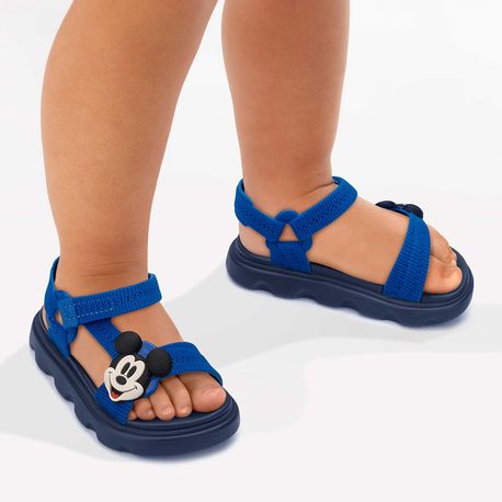 SANDALIA PAPETE DISNEY BB MNO MNA 23160 BF393-AZUL/AZUL 22