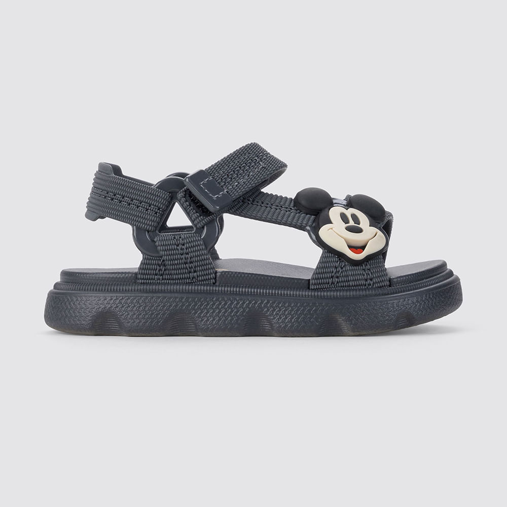 SANDALIA PAPETE DISNEY BB MNO MNA 23160 BF394-CINZA/CINZA 22
