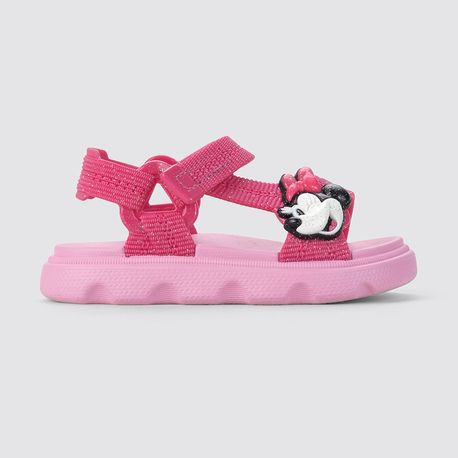 SANDALIA PAPETE DISNEY BB MNO MNA 23160 BF389-ROSA/ROSA 19