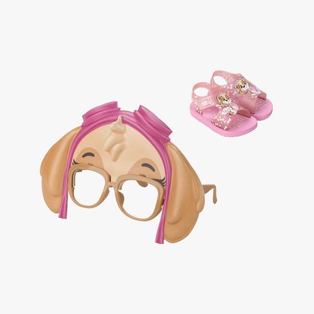 PAPETE BB MNA MNO PATRULHA CANINA BRINDE 23075 BF724 - ROSA / ROSA GLITTE 19