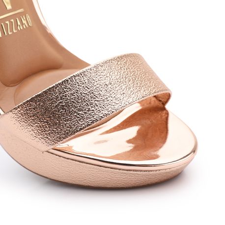 SAND SALTO METAL 6292200/MET OURO ROSADO 38