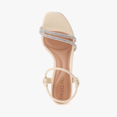 SANDALIA SALTO BLOCO SALTO 8436213 AURORA BOREAL/CREME 35