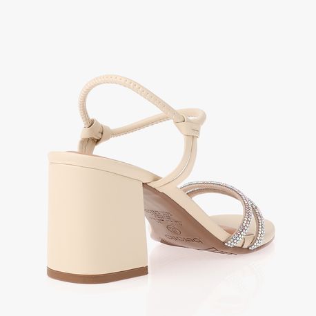 SANDALIA SALTO BLOCO SALTO 8436213 AURORA BOREAL/CREME 35
