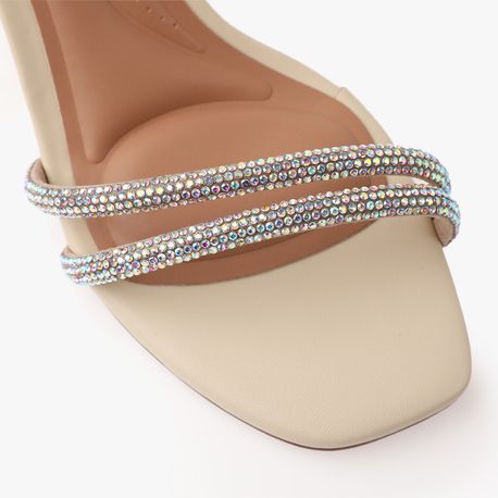 SANDALIA SALTO BLOCO SALTO 8436213 AURORA BOREAL/CREME 35