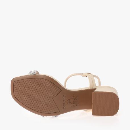SANDALIA SALTO BLOCO SALTO 8436213 AURORA BOREAL/CREME 35