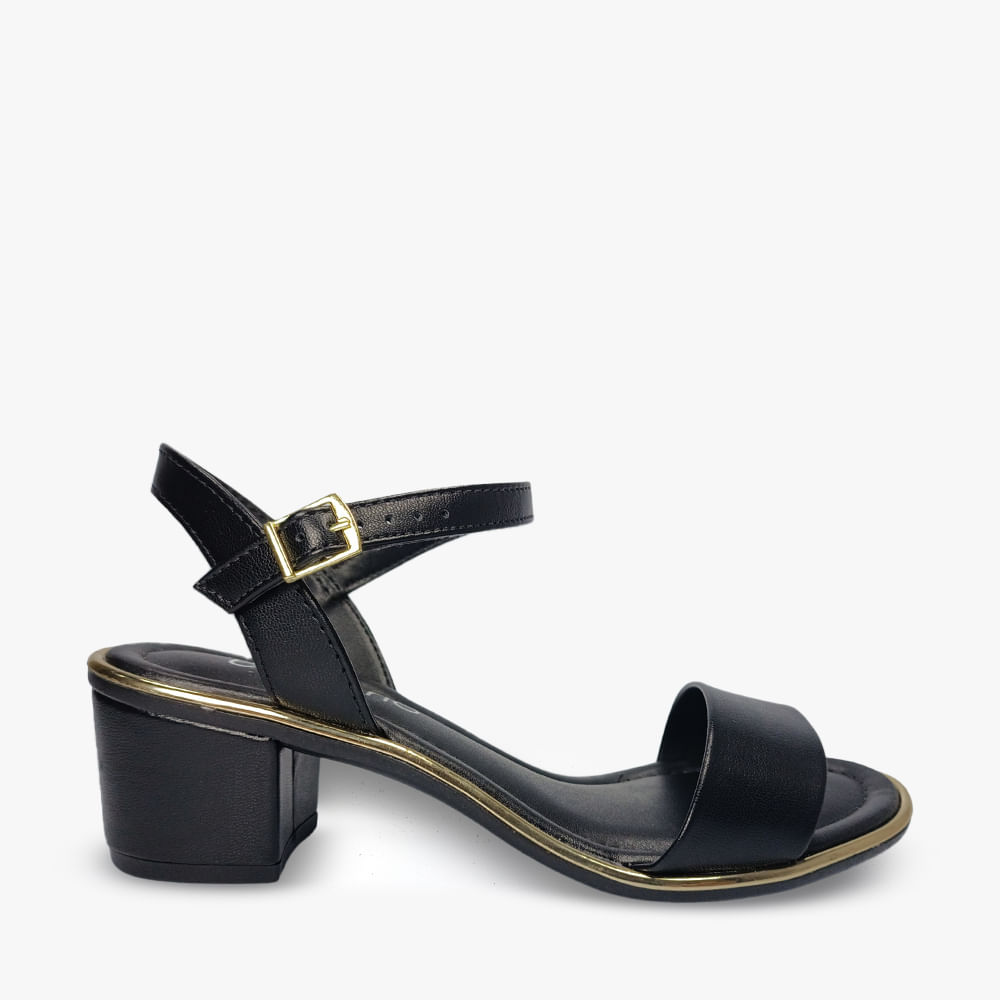 SANDALIA SALTO COM VIA 8379203 PRETO 34
