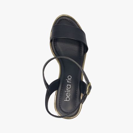 SANDALIA SALTO COM VIA 8379203 PRETO 34