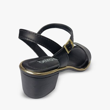 SANDALIA SALTO COM VIA 8379203 PRETO 34