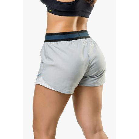 SHORT RUNNING 33721 GELO/BRANCO G