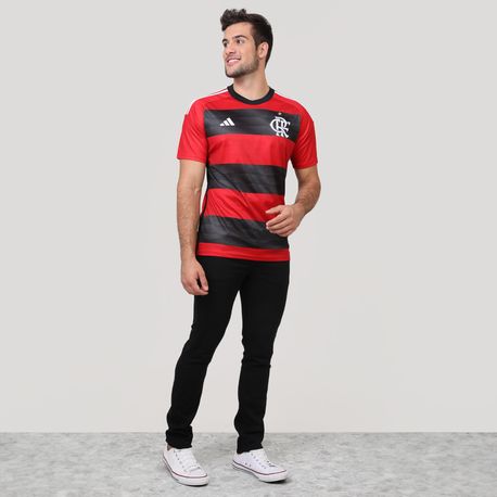 CAMISA FLAMENGO I HS5184 RED/BLACK XGG