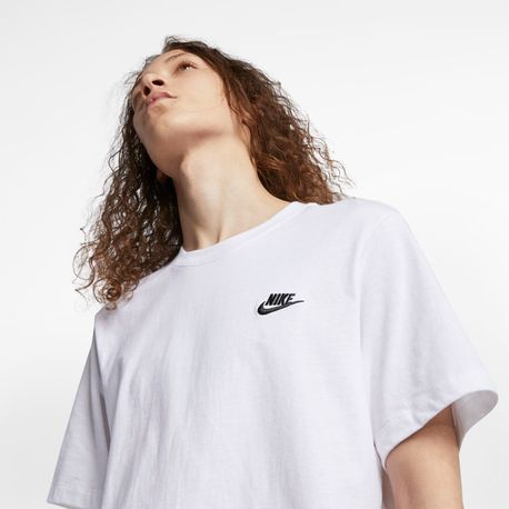 CAMISETA MANGA CURTA M NSW CLUB TEE AR4997-101 101-WHITE(BLK) P